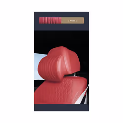 Headrest Pillow Neck Cushion For BMW X5 G05 X6 G06 X7 G07 7 series G12 - Red