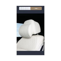 Headrest Pillow Neck Cushion For BMW X5 G05 X6 G06 X7 G07 7 series G12 - White