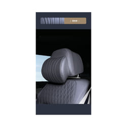 Headrest Pillow Neck Cushion For BMW X5 G05 X6 G06 X7 G07 7 series G12 - Black