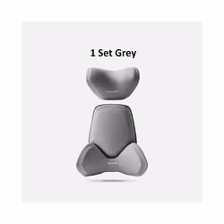 Car Headrest Waist Support Car Seat Neck Pillow Universal Neck Pillow - 1 Set Grey