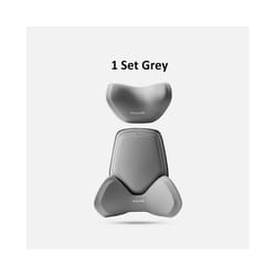 Car Headrest Waist Support Car Seat Neck Pillow Universal Neck Pillow - 1 Set Grey