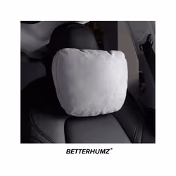 Alcantara Car Headrest Neck Pillow Cushion Auto Interior Accessories For - Alcantara Black 2pcs