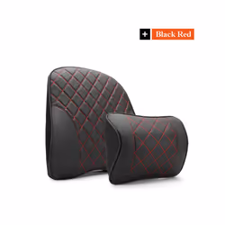 For BYD Atto 3 Yuan Plus 2022 2023 Accessories Car Front Seat Headrest - Black Red 2PCS