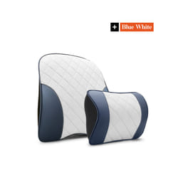 For BYD Atto 3 Yuan Plus 2022 2023 Accessories Car Front Seat Headrest - Blue White 2PCS