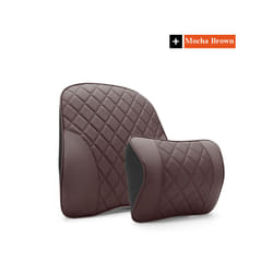 For BYD Atto 3 Yuan Plus 2022 2023 Accessories Car Front Seat Headrest - Mocha Brown 2PCS