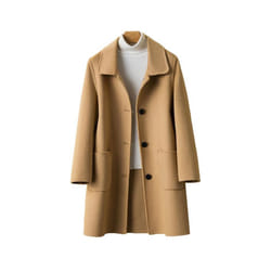Popular Woolen Outerwear  Warm Skin-touching Winter Coat  Women Winter - L, Camel