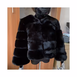 Winter coat for faux fur coat women new outerwear Fox fur short coat F - xL, Orange