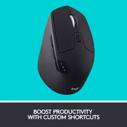 Logitech M720 Triathlon Bluetooth Optical 1000DPI Right-hand Black mice
