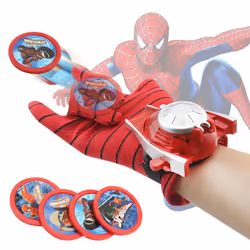 Marvel Avenger SuperHero Wrist transmitter Glove Web Shooter Spiderman