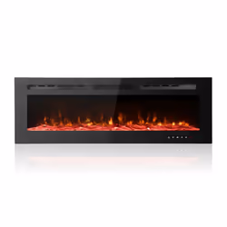 Ultra-Thin Electric Fireplace Low Noise - 127cm/50"