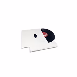 20PCS 12 Inch Kraft Paper Inner Sleeves Pockets Right Angle White Without PE Film for LP Vinyl Record Bag Anti-Static Antidus ...