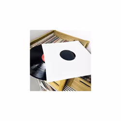 20PCS 12 Inch Kraft Paper Inner Sleeves Pockets Right Angle White Without PE Film for LP Vinyl Record Bag Anti-Static Antidust 30.5cm * 30.5cm