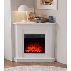 M.C.Haus 18" Electric Fireplace with Corner Mantel surround