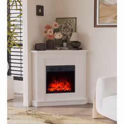 M.C.Haus 18" Electric Fireplace with Corner Mantel surround