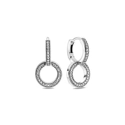 Earring 925 Sterling Silver Heart Hoop Earrings Stud Earrings Silver Women Star Butterfly Earrings for Women Jewelry - CPE019