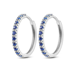 Earring 925 Sterling Silver Heart Hoop Earrings Stud Earrings Silver Women Star Butterfly Earrings for Women Jewelry - KTE028