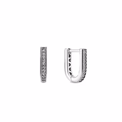 Earring 925 Sterling Silver Heart Hoop Earrings Stud Earrings Silver Women Star Butterfly Earrings for Women Jewelry - CPE023