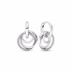 Earring 925 Sterling Silver Heart Hoop Earrings Stud Earrings Silver Women Star Butterfly Earrings for Women Jewelry - CPE042