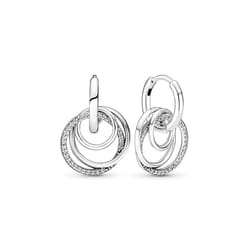 Earring 925 Sterling Silver Heart Hoop Earrings Stud Earrings Silver Women Star Butterfly Earrings for Women Jewelry - CPE042