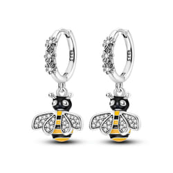 Earring 925 Sterling Silver Heart Hoop Earrings Stud Earrings Silver Women Star Butterfly Earrings for Women Jewelry - KTE184