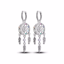Earring 925 Sterling Silver Heart Hoop Earrings Stud Earrings Silver Women Star Butterfly Earrings for Women Jewelry - KTE144
