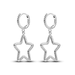 Earring 925 Sterling Silver Heart Hoop Earrings Stud Earrings Silver Women Star Butterfly Earrings for Women Jewelry - KTE127