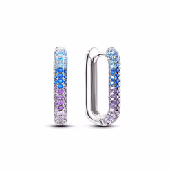 Earring 925 Sterling Silver Heart Hoop Earrings Stud Earrings Silver Women Star Butterfly Earrings for Women Jewelry - KTE071