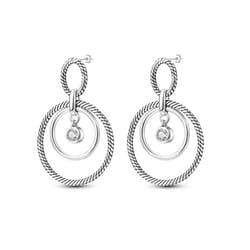 Earring 925 Sterling Silver Heart Hoop Earrings Stud Earrings Silver Women Star Butterfly Earrings for Women Jewelry - KTE054