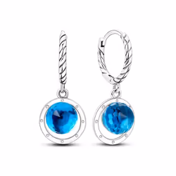 Earring 925 Sterling Silver Heart Hoop Earrings Stud Earrings Silver Women Star Butterfly Earrings for Women Jewelry - KTE065