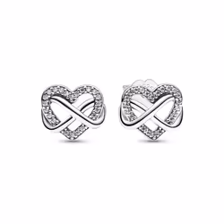 Earring 925 Sterling Silver Heart Hoop Earrings Stud Earrings Silver Women Star Butterfly Earrings for Women Jewelry - KTE065