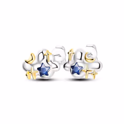 Earring 925 Sterling Silver Heart Hoop Earrings Stud Earrings Silver Women Star Butterfly Earrings for Women Jewelry - KTE189