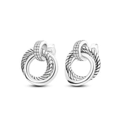 Earring 925 Sterling Silver Heart Hoop Earrings Stud Earrings Silver Women Star Butterfly Earrings for Women Jewelry - KTE125
