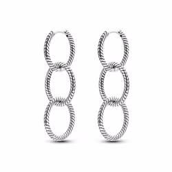 Earring 925 Sterling Silver Heart Hoop Earrings Stud Earrings Silver Women Star Butterfly Earrings for Women Jewelry - KTE130