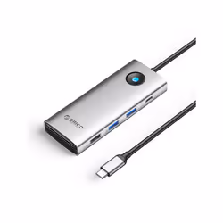 ORICO PW11-8PC Type-C / USB-C 8-in-1 5Gbps Multifunction Docking Station(Silver)