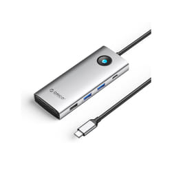 ORICO PW11-8PC Type-C / USB-C 8-in-1 5Gbps Multifunction Docking Station(Silver)