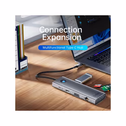 ORICO PW11-8PC Type-C / USB-C 8-in-1 5Gbps Multifunction Docking Station(Silver)