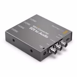 Blackmagic Design Mini Converter SDI - Audio, Black, 1080i, 1080p, 720p, NTSC, PAL, SDI, SDI, 12 V