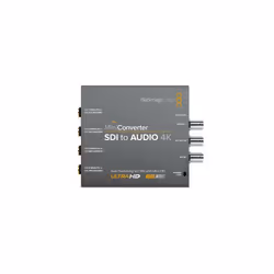Blackmagic Design Mini Converter SDI to Audio 4K, Active video converter, Grey, 3840 x 2160, -, 525i, 625i, 720p, 1080i, 1080 ...