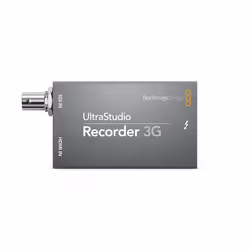 Blackmagic Design UltraStudio Recorder 3G, Grey, Thunderbolt, 2560 x 1440 pixels, NTSC, PAL, 720p, 1080i, 1080p, 48 kHz