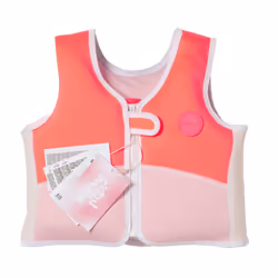 SUNNYLiFE Swim Vest - Constructed with Neoprene Plus a Secure Front Zip and Adjustable Safety Strap to Develop Water Confiden ...