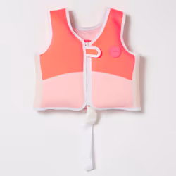 SUNNYLiFE Swim Vest - Constructed with Neoprene Plus a Secure Front Zip and Adjustable Safety Strap to Develop Water Confidence. | Toddler Swim Vest (