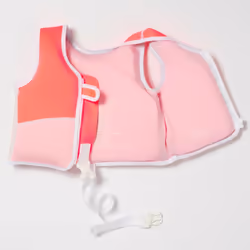 SUNNYLiFE Swim Vest - Constructed with Neoprene Plus a Secure Front Zip and Adjustable Safety Strap to Develop Water Confidence. | Toddler Swim Vest (