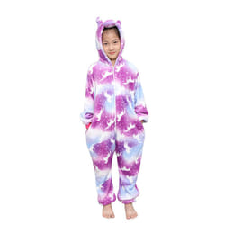 HQFURS Kids Unisex Unicorn Costume Animal Onesie Pajamas Halloween 4t
