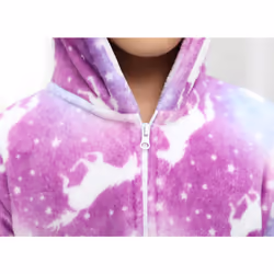 HQFURS Kids Unisex Unicorn Costume Animal Onesie Pajamas Halloween 4t