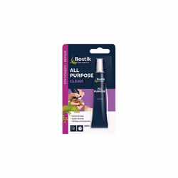 Bostik All Purpose Clear Glue Adhesive 20Ml Extra Strong Quick Drying by Bostik Leather