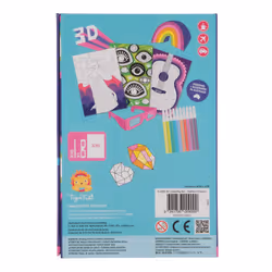 Schylling Rainbow Dreams – 3D Coloring Set