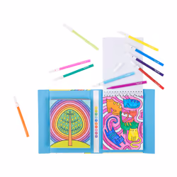 Tiger Tribe TT0645 colouring pages/book Color by numbers kit