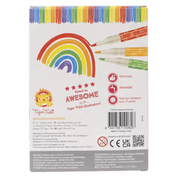 Tiger Tribe TT0138 marker 6 pc(s) Blue, Green, Orange, Purple, Red, Yellow