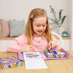 Tiger Tribe TT0293 colouring pages/book Color by numbers kit