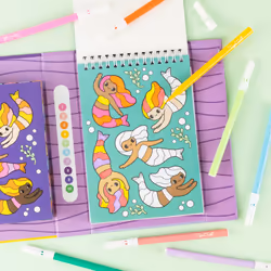 Tiger Tribe TT0293 colouring pages/book Color by numbers kit